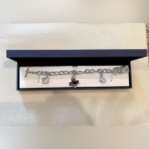 Swarovski Silver Charm Bracelet